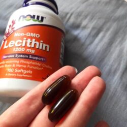 Viên uống chống tắc tia sữa Now Lecithin 1200mg 100 Softgels 7 vien uong chong tac tia sua now lecithin 1200mg 100 softgels kc