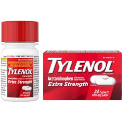 Viên uống Tylenol Acetaminophen Extra Strength 500mg 24 Caplets 9 vien uong tylenol acetaminophen extra strength 500mg 24 caplets ka