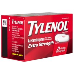Viên uống Tylenol Acetaminophen Extra Strength 500mg 24 Caplets 10 vien uong tylenol acetaminophen extra strength 500mg 24 caplets kb