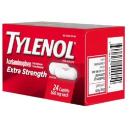 Viên uống Tylenol Acetaminophen Extra Strength 500mg 24 Caplets 11 vien uong tylenol acetaminophen extra strength 500mg 24 caplets kc