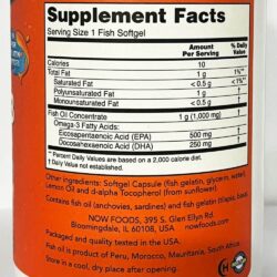 dau ca omega 3 now ultra omega 3 500 epa 250 dha 180 softgels fish gelatin 300324 kd 1