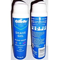 Gel cạo râu Gillette Sensitive Plus Shave Gel Island Breeze 198g 5 gel cao rau gillette sensitive plus shave gel island breeze 198g kb