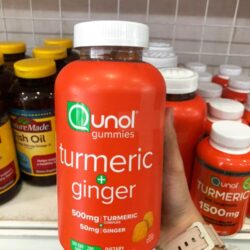 Kẹo dẻo bổ sung tinh chất nghệ gừng Qunol Turmeric Ginger 500mg 200 Gummies 7 keo deo bo sung qunol tinh chat nghe gung turmeric ginger 500mg 200 gummies ka
