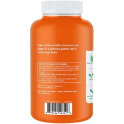 Kẹo dẻo bổ sung tinh chất nghệ gừng Qunol Turmeric Ginger 500mg 200 Gummies 9 keo deo bo sung qunol tinh chat nghe gung turmeric ginger 500mg 200 gummies kd