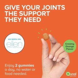 Kẹo dẻo bổ sung tinh chất nghệ gừng Qunol Turmeric Ginger 500mg 200 Gummies 11 keo deo bo sung qunol tinh chat nghe gung turmeric ginger 500mg 200 gummies ke