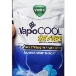 Kẹo ngậm thông cổ Vicks VapoCool Severe WinterFrost 45 Drops 12 keo ngam thong co vicks vapocool severe winterfrost 45 drops ka
