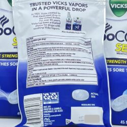 Kẹo ngậm thông cổ Vicks VapoCool Severe WinterFrost 45 Drops 16 keo ngam thong co vicks vapocool severe winterfrost 45 drops kj
