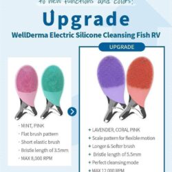 Máy rửa mặt con cá WellDerma Cleansing Fish (Đỏ) 11 may rua mat wellderma cleansing fish do kb