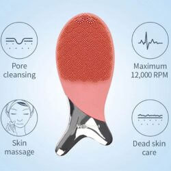 Máy rửa mặt con cá WellDerma Cleansing Fish (Đỏ) 14 may rua mat wellderma cleansing fish do kc