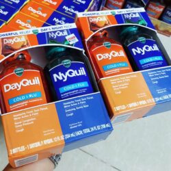 Siro Vicks DayQuil & NyQuil Cold & Flu Relief 354ml x2 (Original) 11 siro vicks dayquil nyquil cold flu relief 354ml x2 original kb
