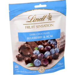 socola nhan trai cay lindt fruit sensation dark chocolate blueberry acai 150g kb