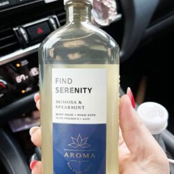 sua tam bath body works aroma find serenity mimosa spearmint 295ml ka