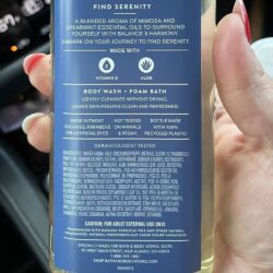 sua tam bath body works aroma find serenity mimosa spearmint 295ml kc