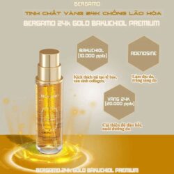 tinh chat vang bergamo 24k gold bakuchiol premium essence 120ml kb