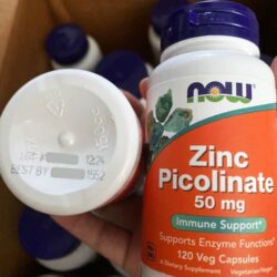 vien uong bo sung kem tang cuong mien dich now zinc picolinate 50mg 120 capsules ka