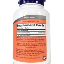 vien uong bo sung n acetyl cysteine now nac 1000mg 120 tablets kb