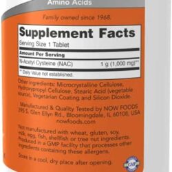 vien uong bo sung n acetyl cysteine now nac 1000mg 120 tablets kf