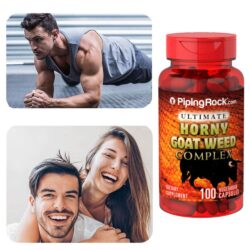 Viên uống hỗ trợ sức khỏe nam và nữ Piping Rock Ultimate Horny Goat Weed Complex 100 Capsules 8 vien uong ho tro suc khoe nam va nu piping rock ultimate horny goat weed complex 100 capsules kd