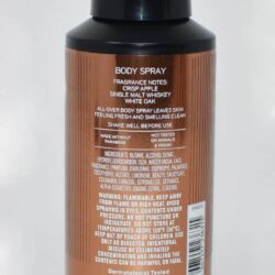 Xịt thơm nam Bath & Body Works Whiskey Reserve Body Spray 104g 10 xit thom nam bath body works whiskey reserve body spray 104g kc