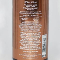 Xịt thơm nam Bath & Body Works Whiskey Reserve Body Spray 104g 12 xit thom nam bath body works whiskey reserve body spray 104g ke