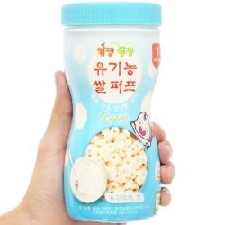 banh bi tan huu co cho be 7m an dam happy food organic 40g vi sua chua ka
