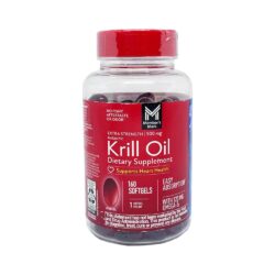 Dầu nhuyễn thể Member’s Mark Extra Strength Omega-3 Krill Oil 500mg 160 Sofgels