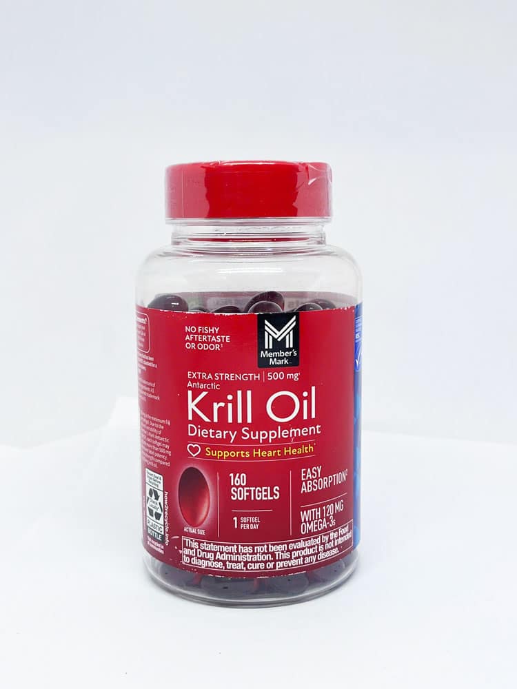 Dầu nhuyễn thể Member’s Mark Extra Strength Omega-3 Krill Oil 500mg 160 Sofgels - Ảnh 2