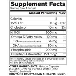 dau nhuyen the members mark extra strength omega 3 krill oil 500mg 160 sofgels kd