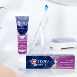 Kem đánh răng Crest 3D White Advanced Radiant Mint 107g x3 14 kem danh rang crest 3d white advanced radiant mint 107g x3 kf
