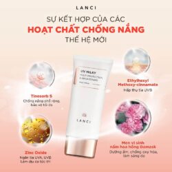 Sữa chống nắng Lanci UV Milky Multi Protection & Brightening SPF50+ PA++++ 50g 13 sua chong nang lanci uv milky multi protection brightening spf50 pa 50g kc