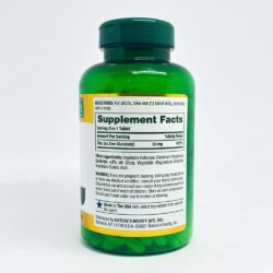 Viên uống bổ sung kẽm Nature’s Bounty Zinc 50mg 400 Tablets 9 vien uong bo sung kem natures bounty zinc 50mg 400 vien 260625 kb