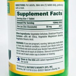 Viên uống bổ sung kẽm Nature’s Bounty Zinc 50mg 400 Tablets 13 vien uong bo sung kem natures bounty zinc 50mg 400 vien 260625 kf