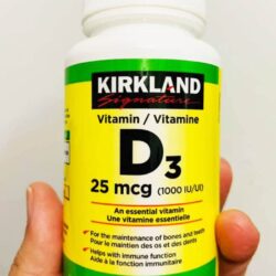 Viên uống bổ sung Vitamin D3 Kirkland Signature Vitamin D3 25mcg (1000IU) 360 Tablets 12 vien uong bo sung vitamin d3 kirkland signature vitamin d3 25mcg 1000iu 360 tablets kc
