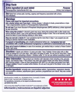 vien uong ho tro duong tiet nieu azo urinary pain relief maximum strength 24 tablets kb