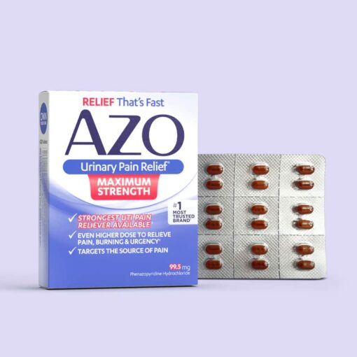 vien uong ho tro duong tiet nieu azo urinary pain relief maximum strength 24 tablets kc