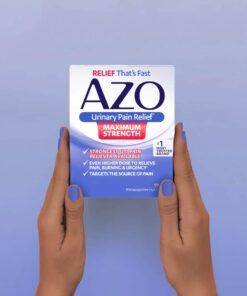 vien uong ho tro duong tiet nieu azo urinary pain relief maximum strength 24 tablets kd
