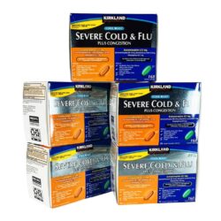 Viên uống Kirkland Signature Cool Blast Severe Cold & Flu 168 viên (112 Caplets Day + 56 Caplets Night) 7 vien uong kirkland signature cool blast severe cold flu 168 vien 112 caplets day 56 caplets night kc