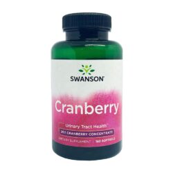 Viên uống Nam việt quất Swanson Cranberry 20:1 Concentrate 180 Softgels