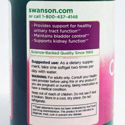 Viên uống Nam việt quất Swanson Cranberry 20:1 Concentrate 180 Softgels 10 vien uong nam viet quat swanson cranberry 201 concentrate 180 softgels 210625 kd