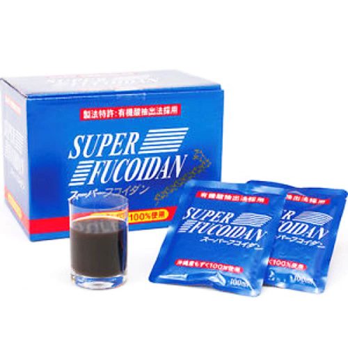 Fucoidan dạng nước hỗ trợ người bệnh ung thư Kanehide Bio Super Fucoidan 100ml x30 gói 12 fucoidan dang nuoc ho tro nguoi benh ung thu kanehide bio super fucoidan 100ml x30 goi kc