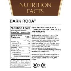Kẹo socola Brown & Haley Dark Roca 284g 17 keo chocolate brown haley dark roca 284g kf1