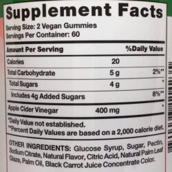 Kẹo dẻo giấm táo Nature’s Truth Apple Cider Vinegar Gummies 400mg 120 Gummies 19 keo deo giam tao natures truth apple cider vinegar gummies 400mg 120 gummies 270824 ki
