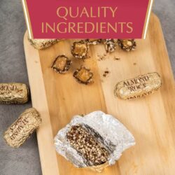 keo socola brown haley almond roca 284g kf