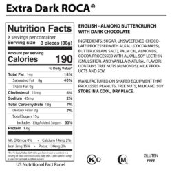 keo socola brown haley extra dark roca 284g ke