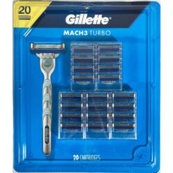 Lưỡi dao cạo râu Gillette Mach3 Turbo 20 lưỡi 12 luoi dao cao rau gillette mach3 turbo 20 luoi kb