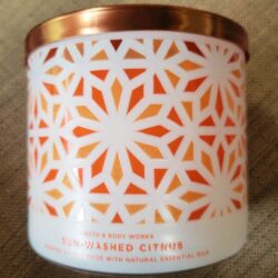 Nến thơm 3 tim Bath & Body Works Sun-Washed Citrus 411g 11 nen thom 3 tim bath body works sun washed citrus 411g kc