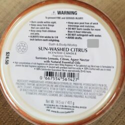 Nến thơm 3 tim Bath & Body Works Sun-Washed Citrus 411g 13 nen thom 3 tim bath body works sun washed citrus 411g ke
