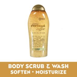 Sữa tắm tẩy tế bào chết OGX Smoothing Coconut Coffee Scrub & Wash 577ml 6 sua tam tay te bao chet ogx smoothing coconut coffee scrub wash 577ml ka