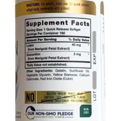 Viên uống bổ mắt Carlyle Visi-Gold Lutein 40mg With Zeaxanthin 180 Softgels 13 vien uong bo mat carlyle visi gold lutein 40mg with zeaxanthin 180 softgels kf