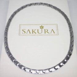 Vòng cổ Nam điều hoà huyết áp Sakura Silver 6 vong co nam dieu hoa huyet ap sakura silver kb